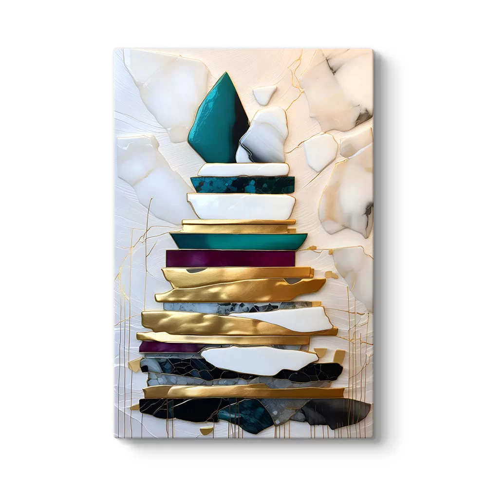 Golden Balance Soyut Tablo